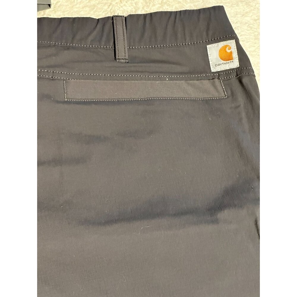 Carhartt Shorts Rugged Flex Straight Fit Cargo Shorts women Sz 18 Gray or Khaki
